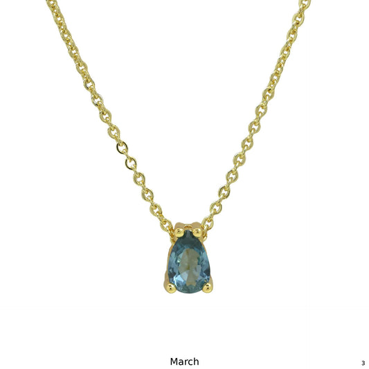 Birthstone Gold Chain