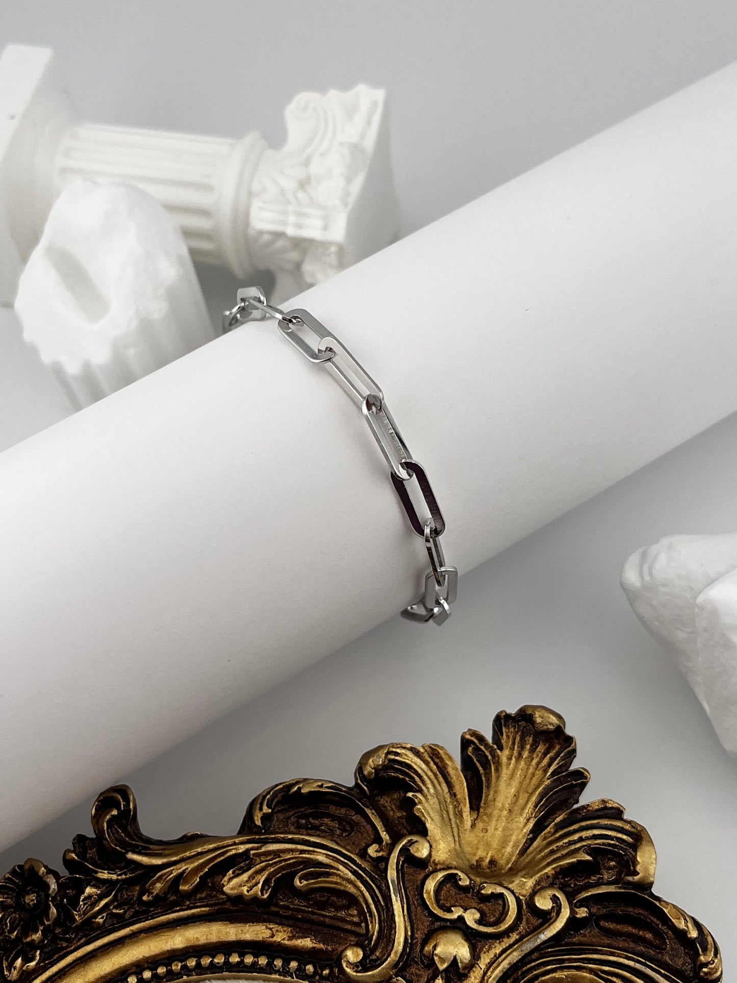 ✨Magnifique bracelet tendance à maillons en argent 925⚜️