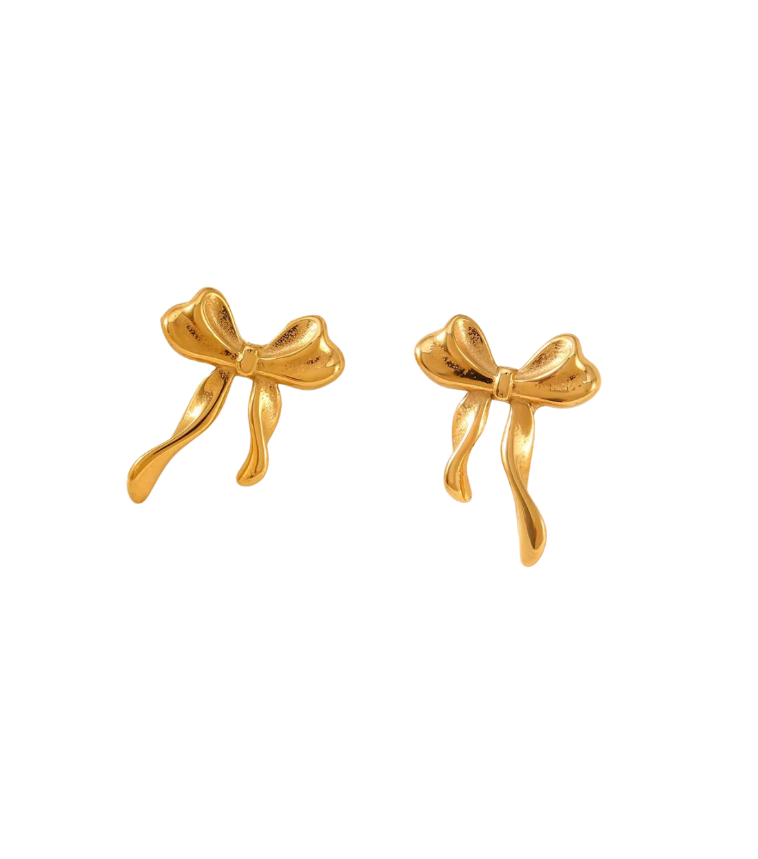 Aretes forma de laso 🛍️✨