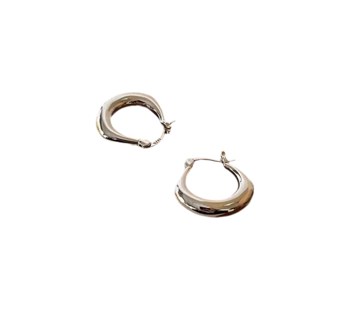 Chunky Hoop Earrings | Gold Vermeil & Sterling Silver
