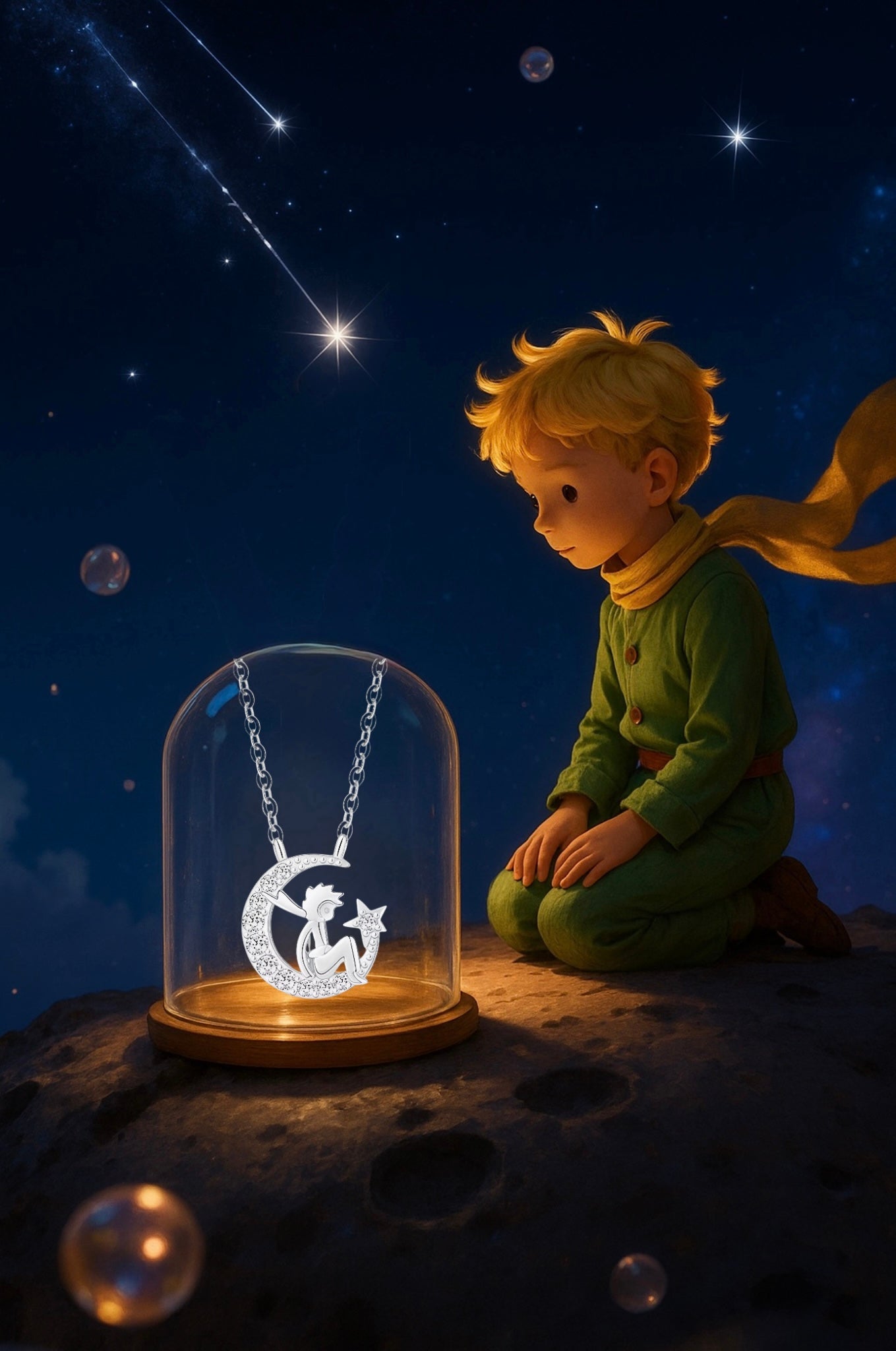 Little Prince Necklace in 925 Sterling Silver