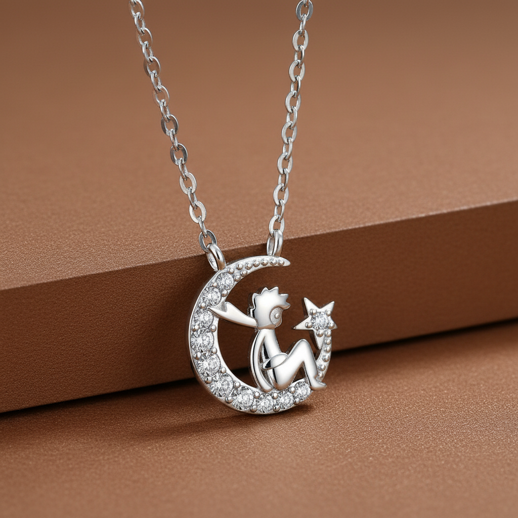 Little Prince Necklace in 925 Sterling Silver
