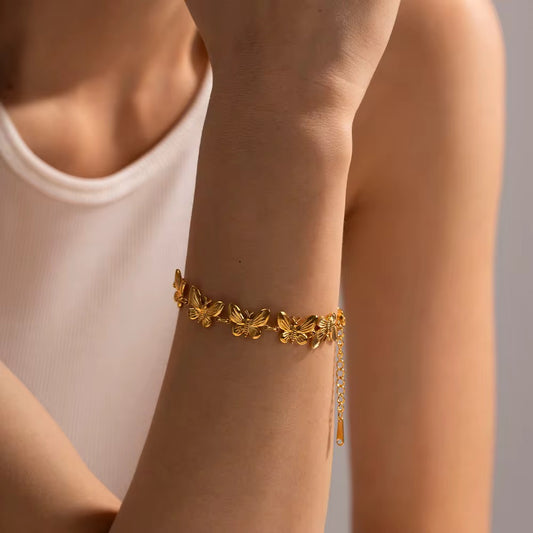 Bracelet Papillons Ensemble.