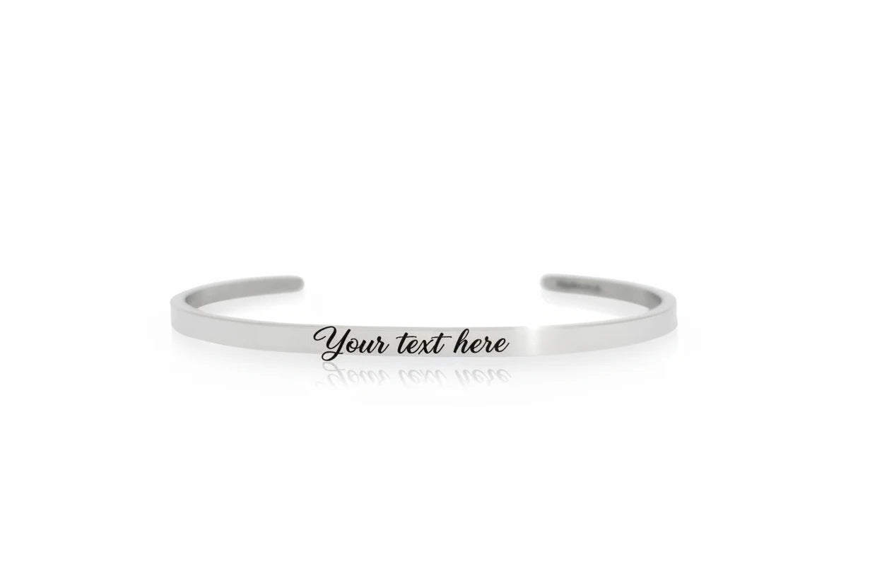 Stainless steel bracelet customizable
