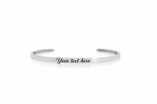 Stainless steel bracelet customizable